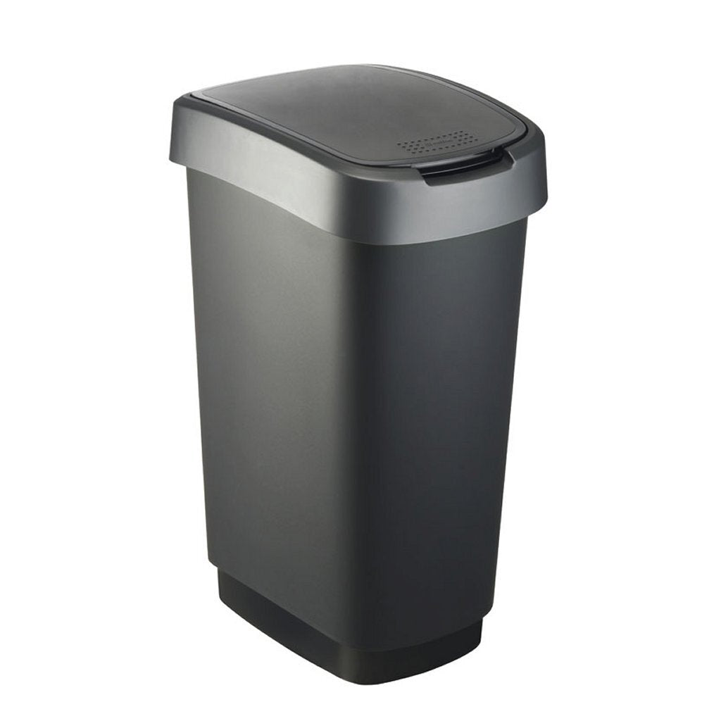 Rotho Twist waste bin 50l black