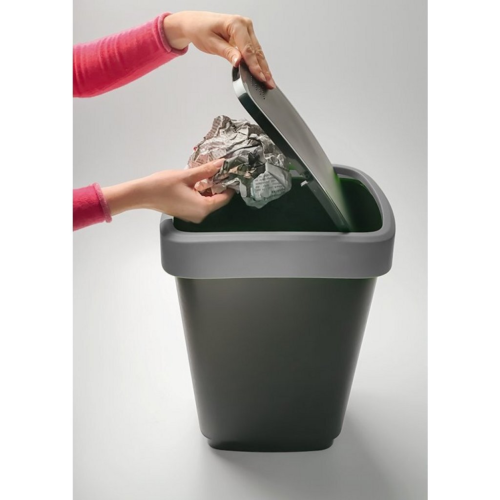 Rotho Twist waste bin 50l black