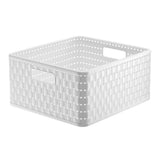 Rotho Country Basket Square 30x30x16 cm 14L White
