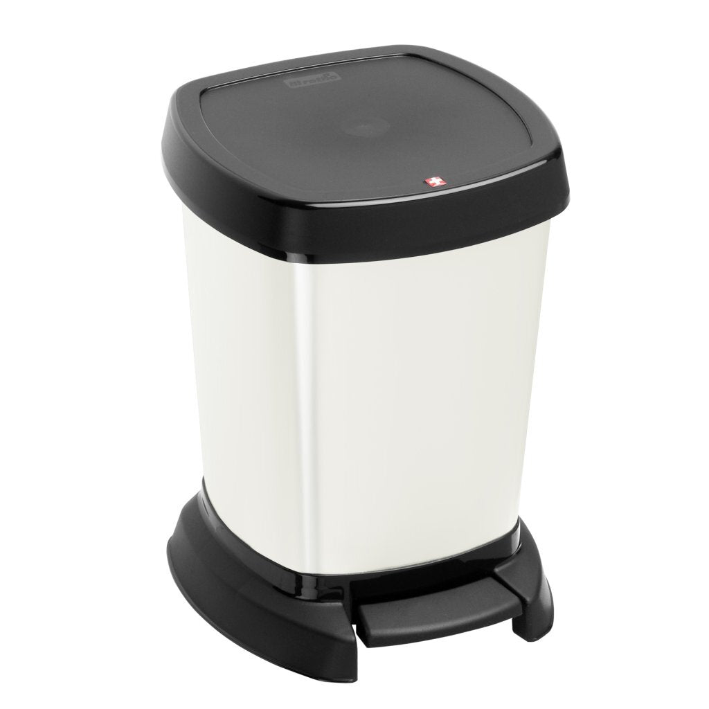 Rotho paso pedal bin 6l white