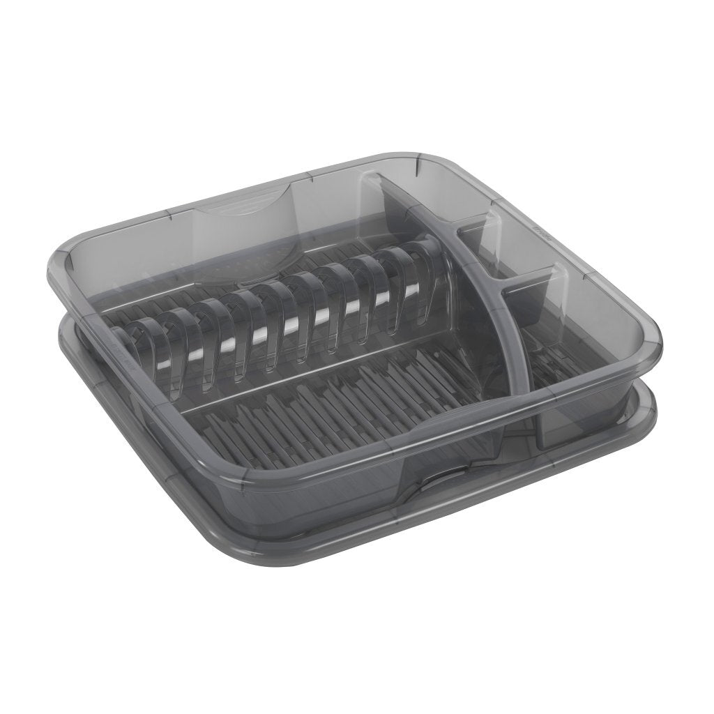 Rotho geometric draining rack anthracite