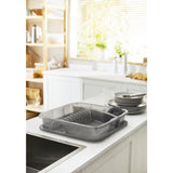 Rotho geometric dish rack anthracite