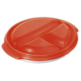 Rotho micro clever microwave plate 0.75l red