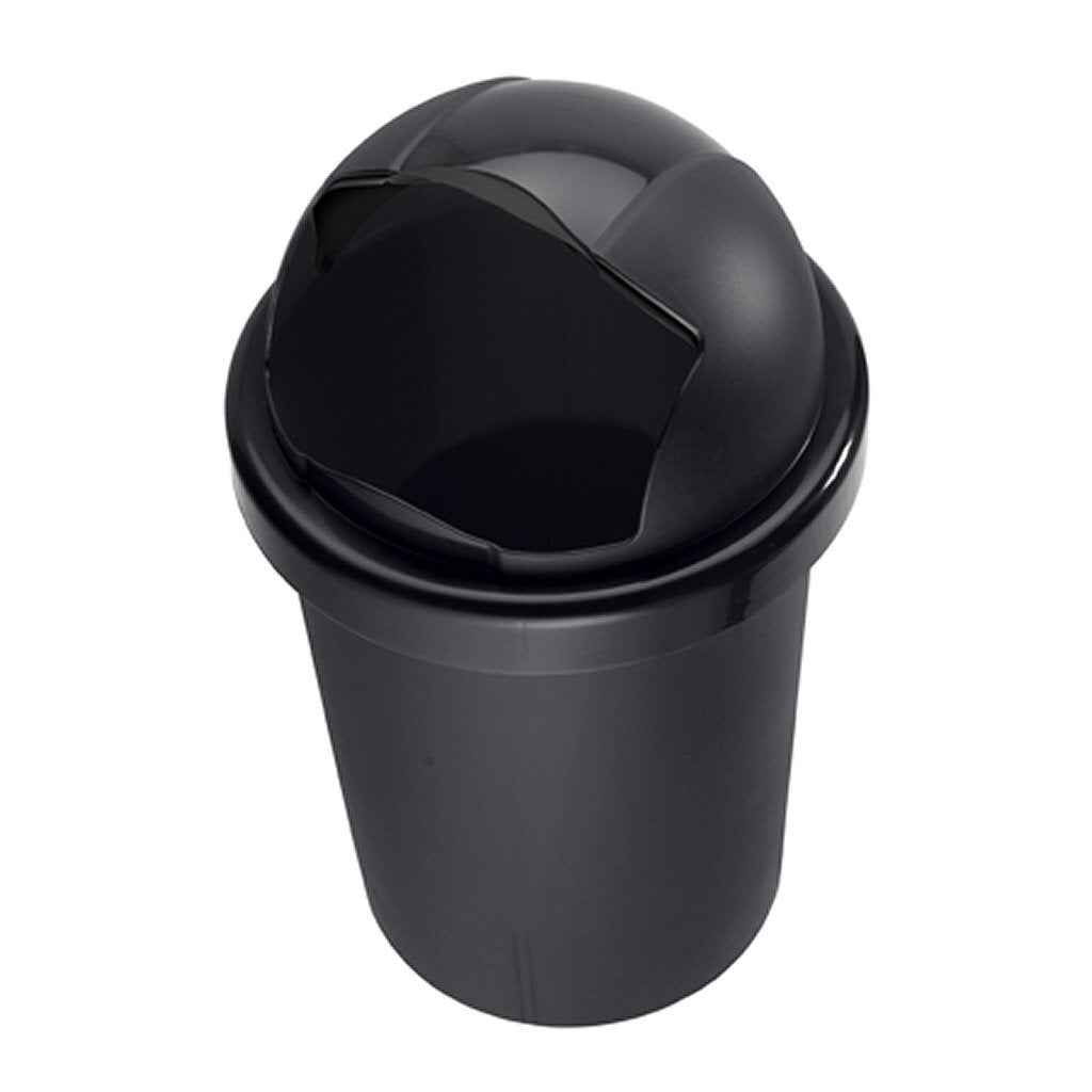 Rotho Roll Bob Waste Bucket 30L Black