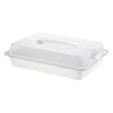 Rotho Fresh PartyButler serve 43.5x11x29,5 cm bianco trasparente