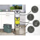 Rotho albula afvalscheider 25l cappuccino