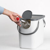 Rotho albula afvalscheider 25l cappuccino