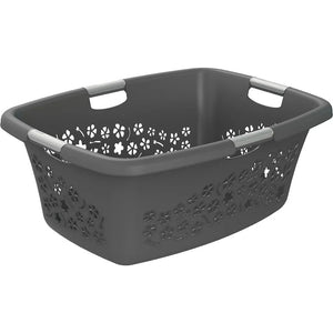 Rotho Blummen Wäschkuerf 50l Anthrazit