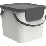 Rotho albula waste separator 38.8x35.5x33.9 cm 40l white