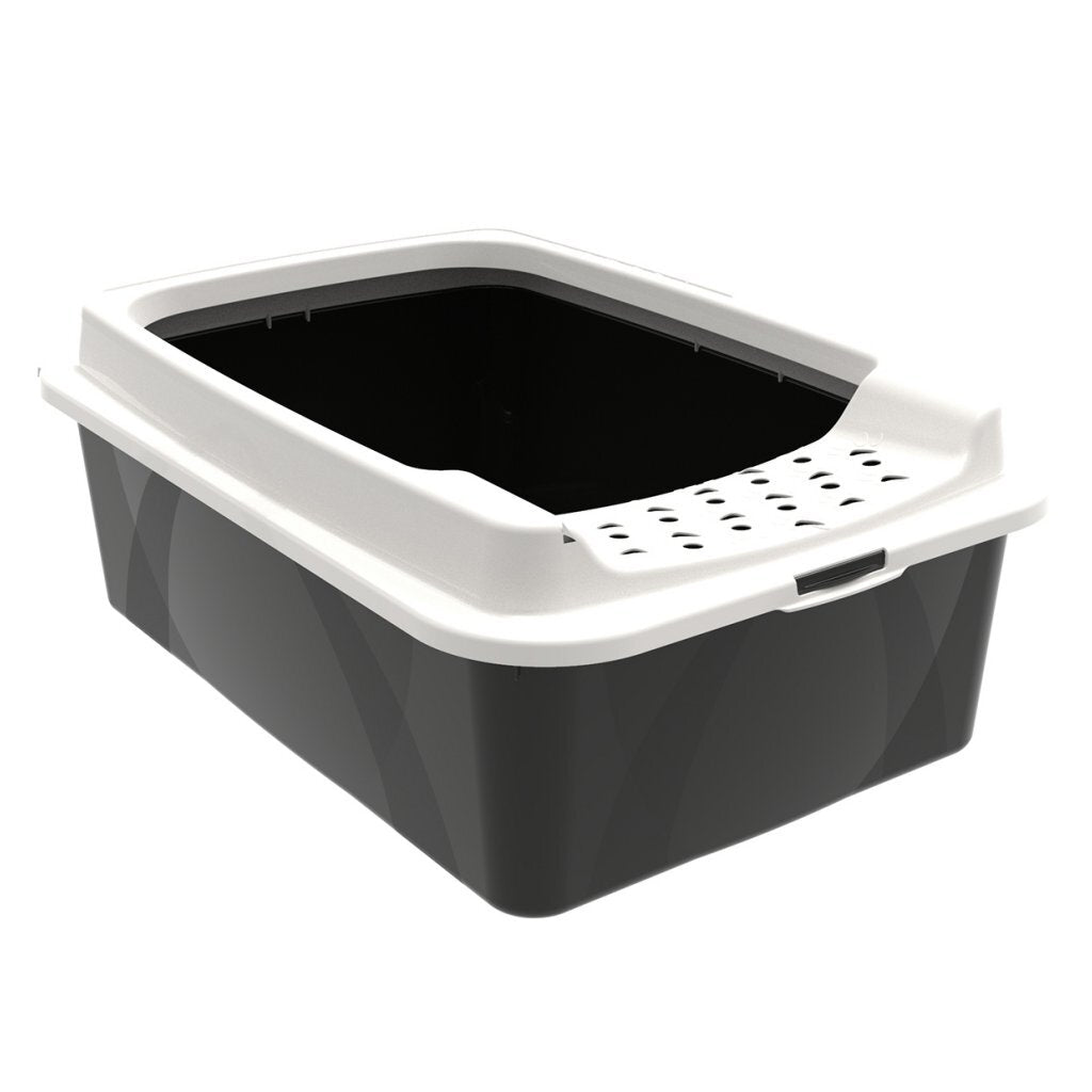 Rotho Eco Bonnie Kattenbak z Bevenchem M Czarny piasek