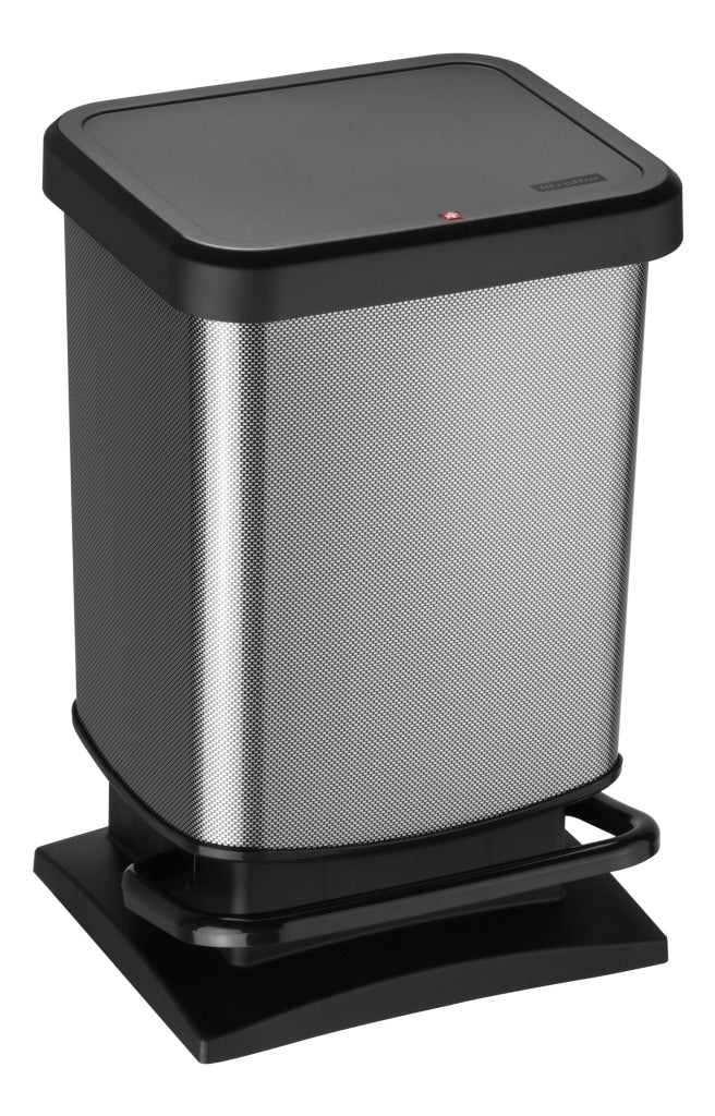 Rotho paso pedal bin 20l carbon metallic