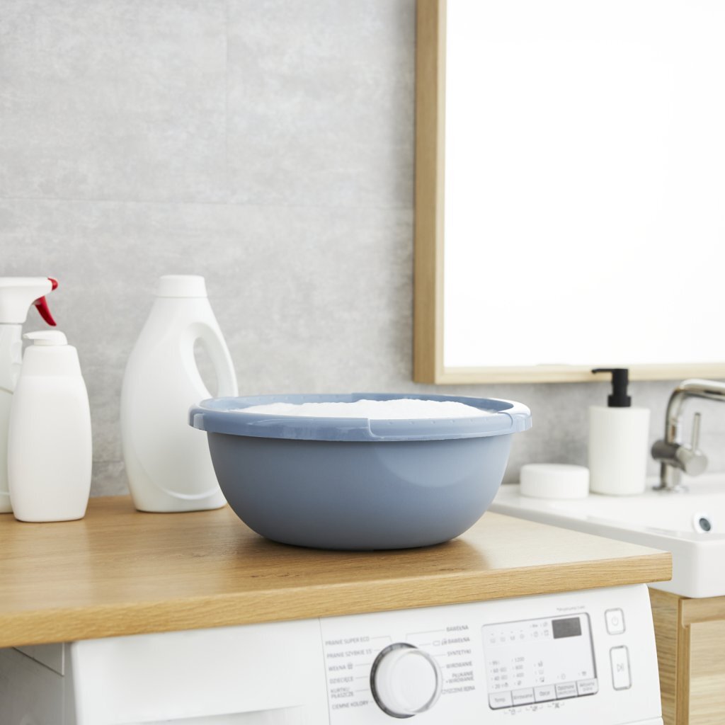 Rotho daily washing up sink round 34cm 6l blue