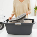 Rotho flowers wasmand 50l antraciet