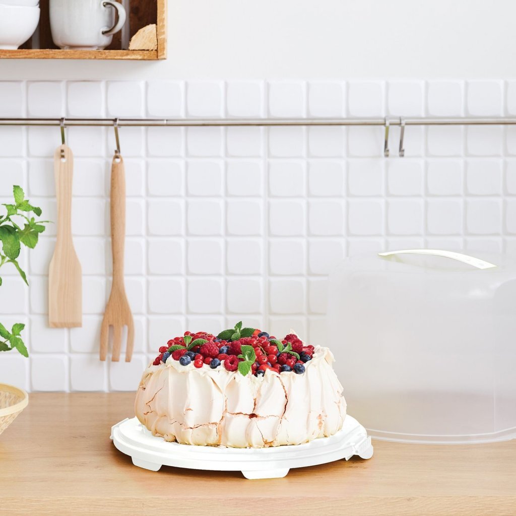 Rotho Fresho Cake Box XL 35.5x34.5x26 cm weiß transparent