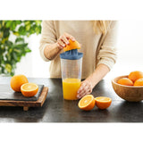 Rotho shaker med press 1 l loft horisont blå | 2 st