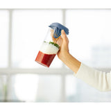 Rotho shaker med press 1 l loft horisont blå | 2 st