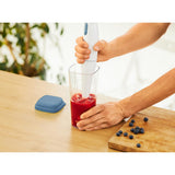 Rotho shaker med press 1 l loft horisont blå | 2 st