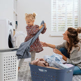 Rotho Jona laundry basket 39l Horizon Blue