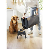 Rotho cody pet food container 50l anthracite transparent