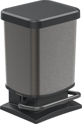 Pattumiera a pedale Rotho Paso 20l grafite