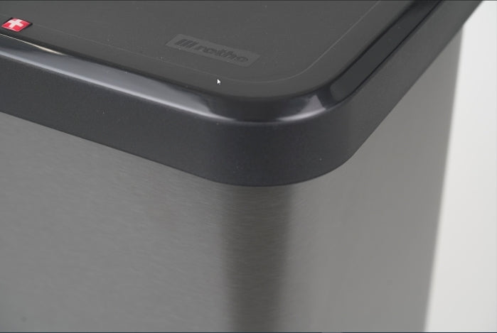 Pattumiera a pedale Rotho Paso 20l grafite