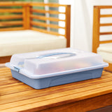 Rotho свеж парти иконом поднос за сервиране cool horizon blue