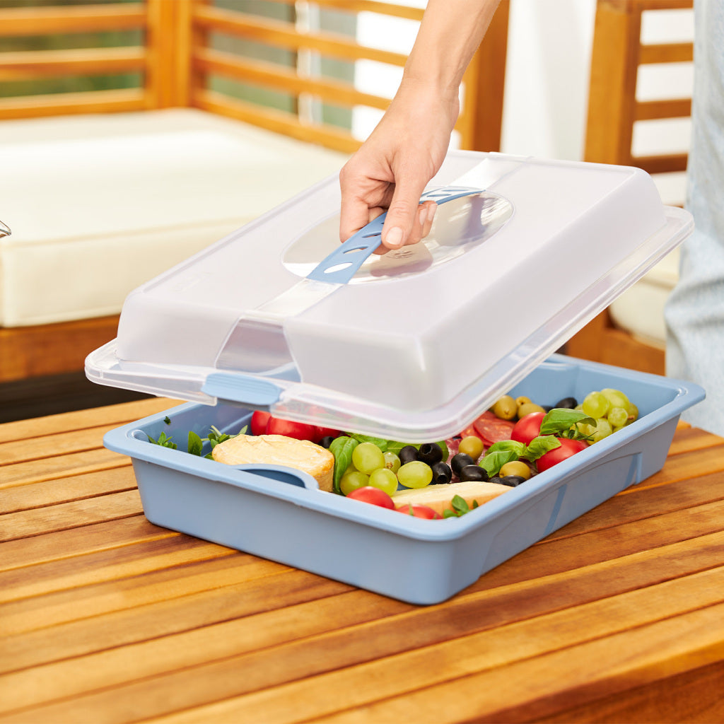 Rotho Fresh PartyButler serve blu fresco orizzonte