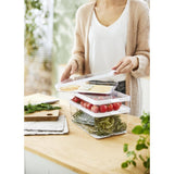 Rotho Cauma Set Fridge Organizer 1.2L + 2.15L Transparent