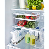 Organizátor ledničky Rotho Cauma 4,65L + 2,15L + 2x 1,2 l Transparent