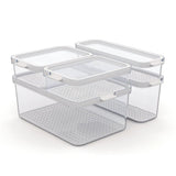 Organizátor ledničky Rotho Cauma 4,65L + 2L + 1,15L + 2x 1,2 l Transparent