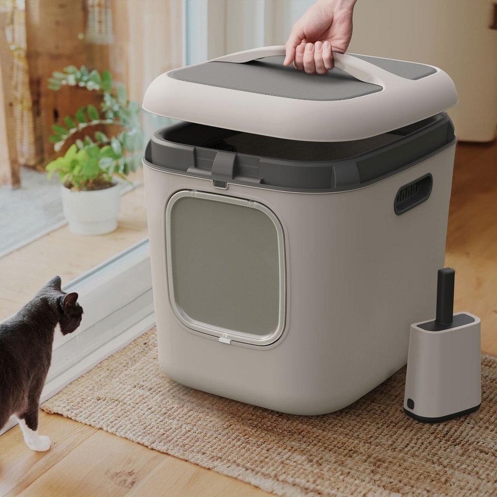 Rotho Mypet Biala XL litter box 61.4x49.2x57.6 cm white