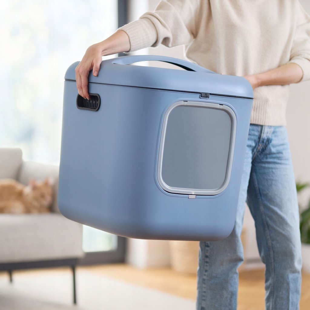 Rotho Mypet Biala XL litter box 61.4x49.2x57.6 cm blue