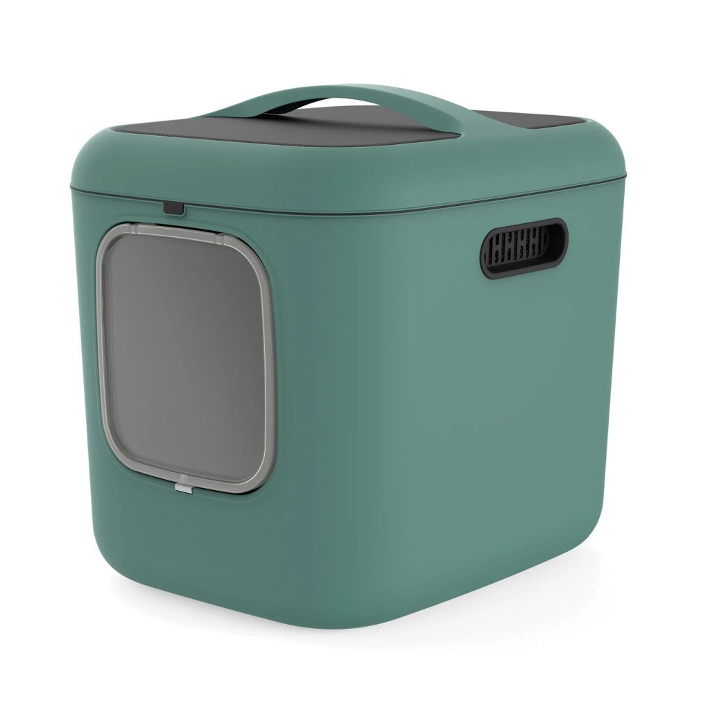 Rotho MyPet Biala XL Kattenbak 61.4x49.2x57.6 cm Green