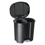 Rotho pila pedaalemmer afvalscheider 2x10l zwart