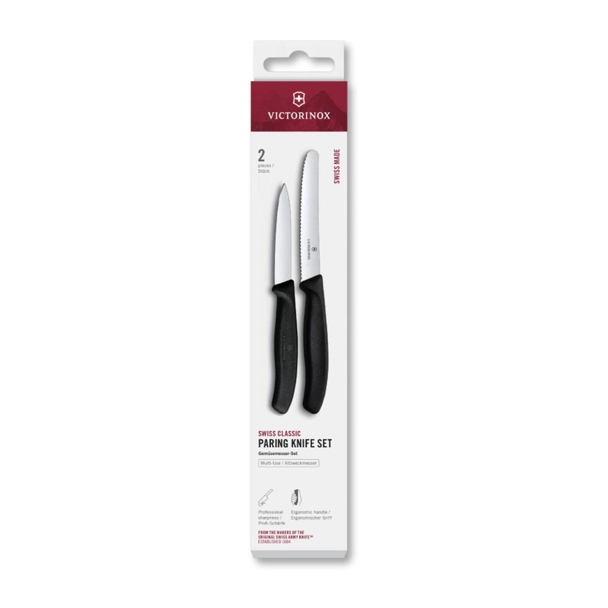 Victorinox schilmes tafelmes 2st zwart