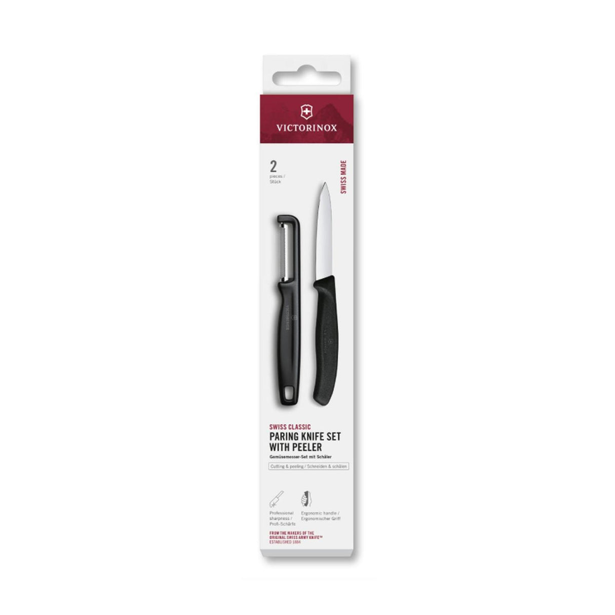 Victorinox schilmes + dunschiller zwart