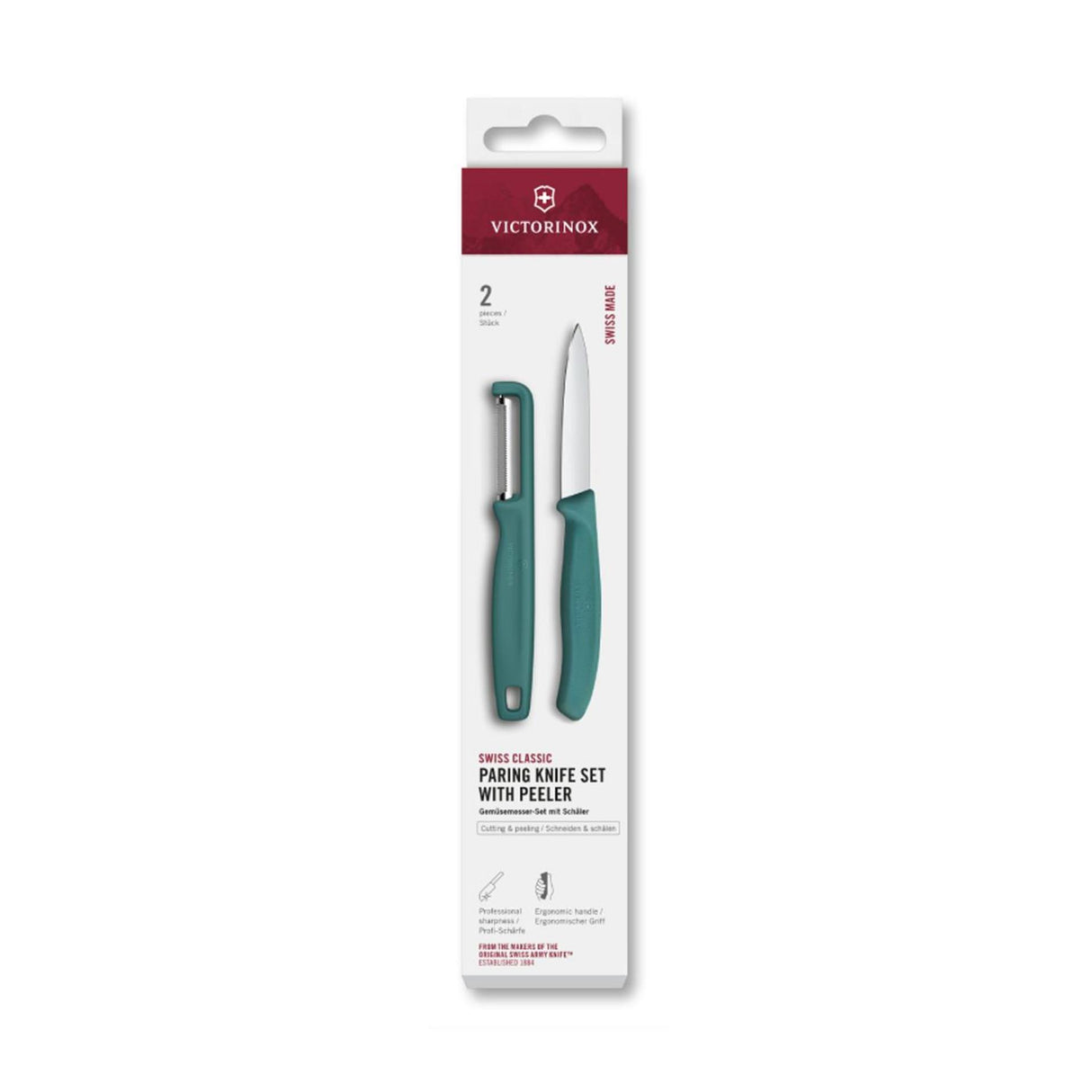 Victorinox schilmes + dunschiller groen