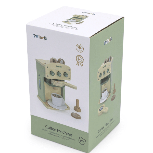 Oku polar b kaffemaskin laget av tre