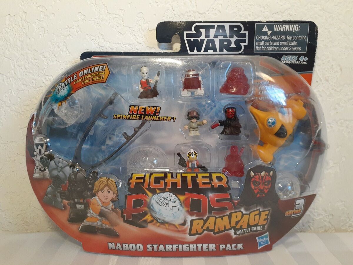 Hasbro Star Wars Fighter Pods Rampage Schluecht Spill Nabo Starfiger 2012 Serie 3