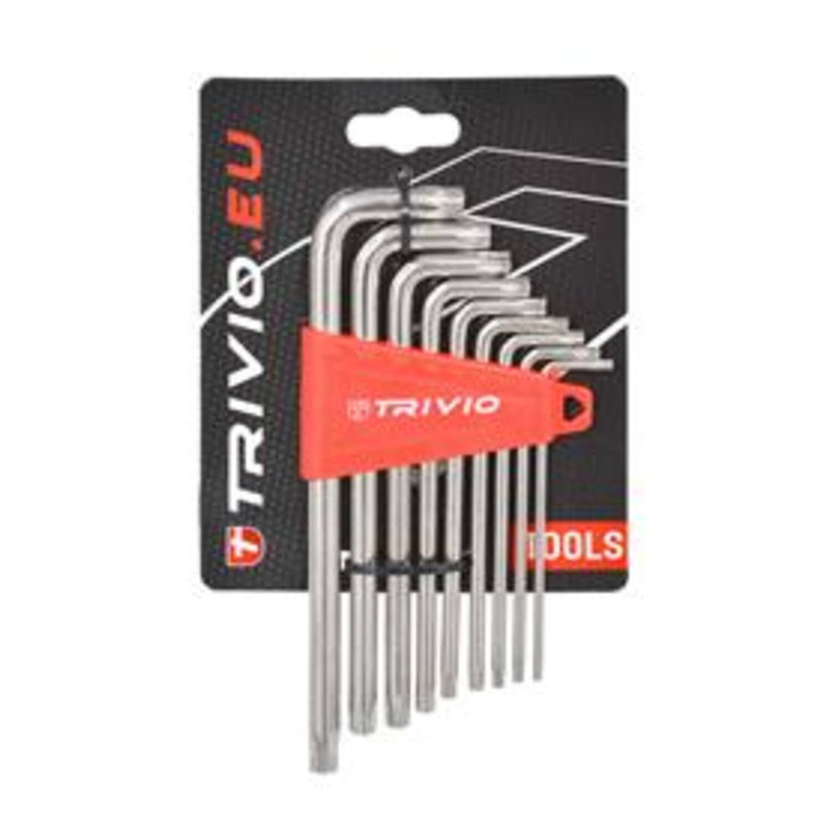 Trivio - fietsgereedschap torx sleutelset t10 15 20 25 27 30 40 45 50