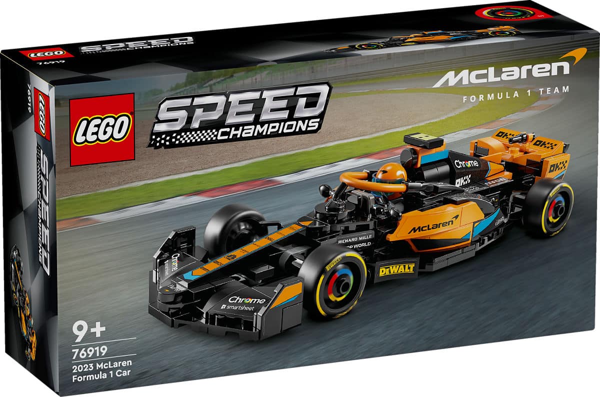 Lego Speed Champions 76919 McLaren Fórmula 1 Carro de corrida 2023