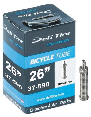 Deli Tire inner tube DV12 26 inch 26x1 3 8 32 37-584 590 45 mm
