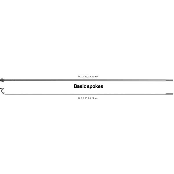 Spaken 280-13 SAPIM -leder Ø2.33mm FG 2.6 - Rustfrit stål (100 stykker)