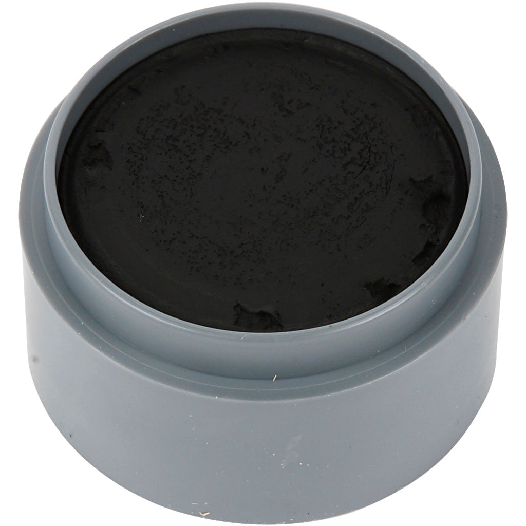 Grimas schmink, zwart, 15 ml 1 doosje