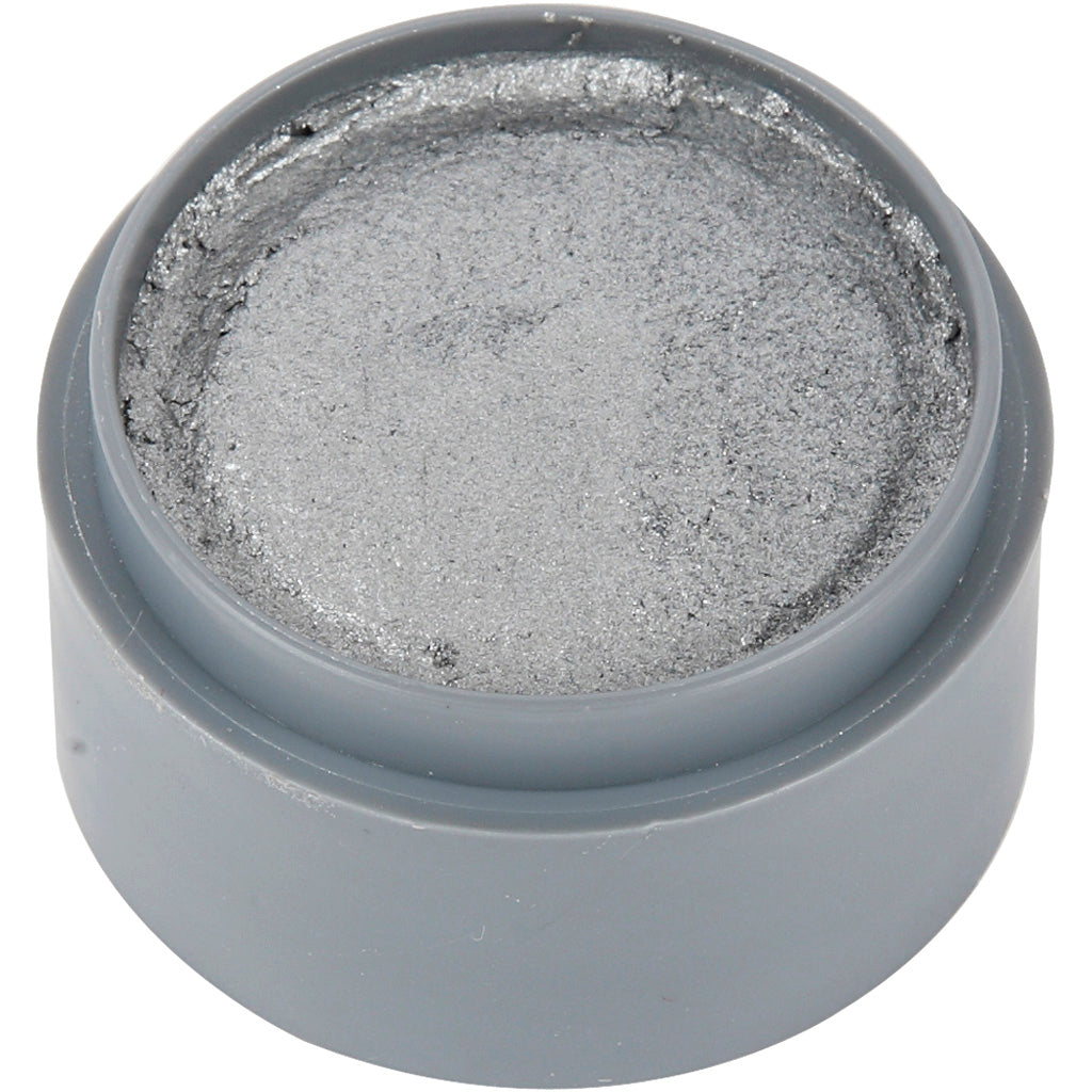 Grimas schmink, zilver, 15 ml 1 doosje