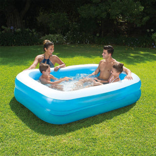 Summer Waves Swimming pool 2-Rings Transparent 200 x 150 x 51 cm