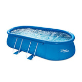 Summer Waves Swimming pool Quick Set Oval 610 x 366 x 122 cm + filter pump