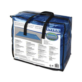 Intex solcellebassengdekke, passer 16 'x 8' rektangulær rektangulær rammepolish