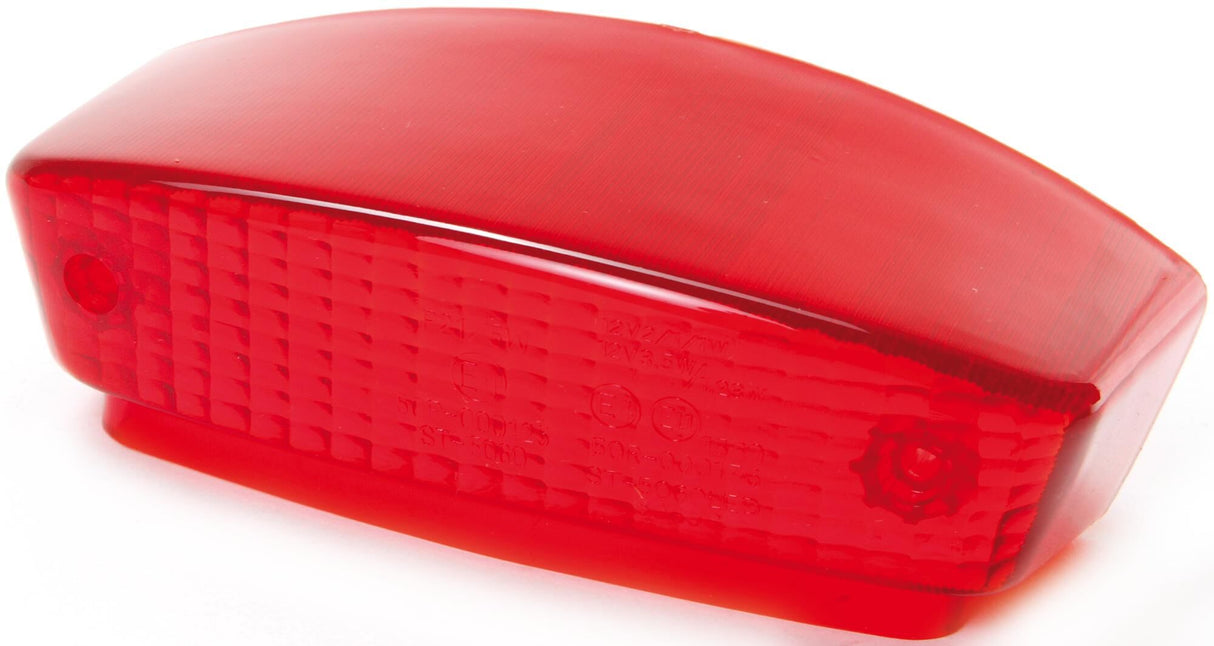 Achterlichtglas tail light cap vparts red, 7128