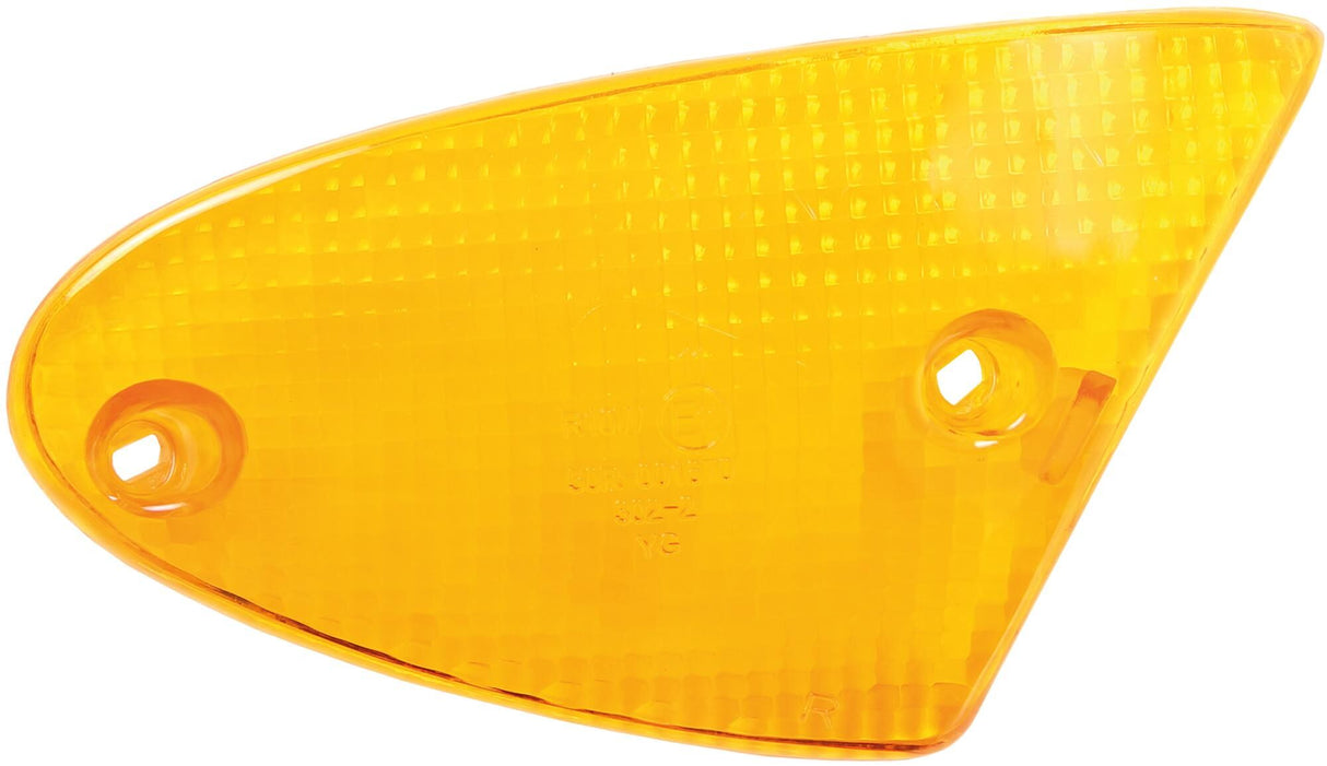 Richtingaanwijzer glas indicator cap front right yellow, 6880